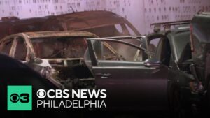 Uber driver dead, 1 injured in Philadelphia’s Fishtown neighborhood after fiery crash under I-95 overpass – CBS News
