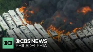 Dozens of buses damaged, destroyed in Philadelphia storage yard fire – WPLG Local 10