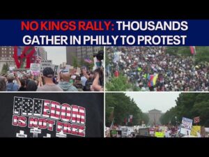 ‘No Kings’ rally sees thousands come to downtown Philadelphia to protest Trump – WHYY