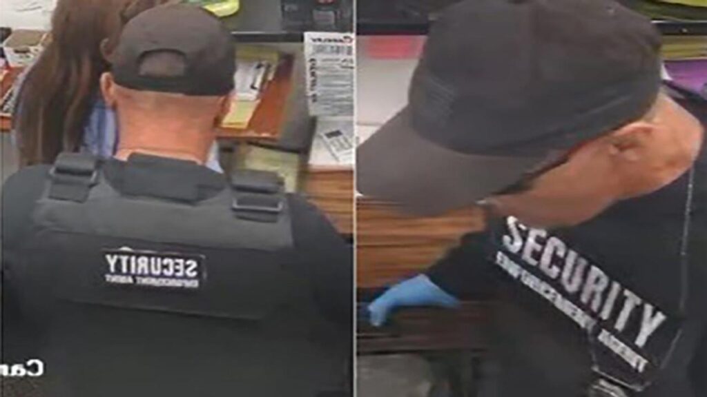 Photos show man accused of impersonating law enforcement officer, robbing Northeast Philadelphia business – CBS News