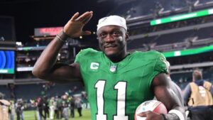 Eagles WR A.J. Brown (hamstring) misses practice – Reuters