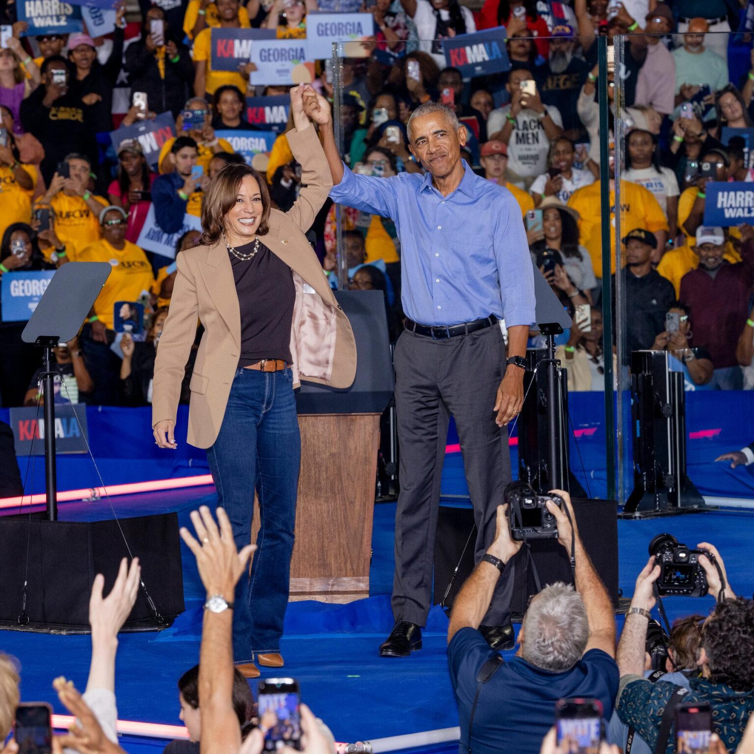 WATCH: Obama appears at Harris campaign rally with Bruce Springsteen in Philadelphia – PBS