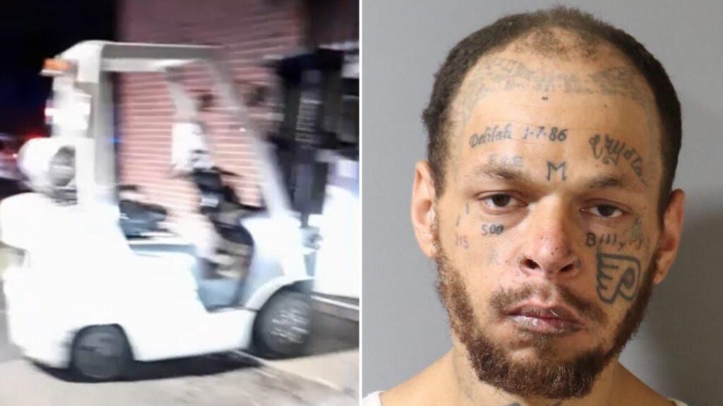 Philadelphia man arrested after allegedly going on forklift crime rampage in Delaware County – 6abc Philadelphia