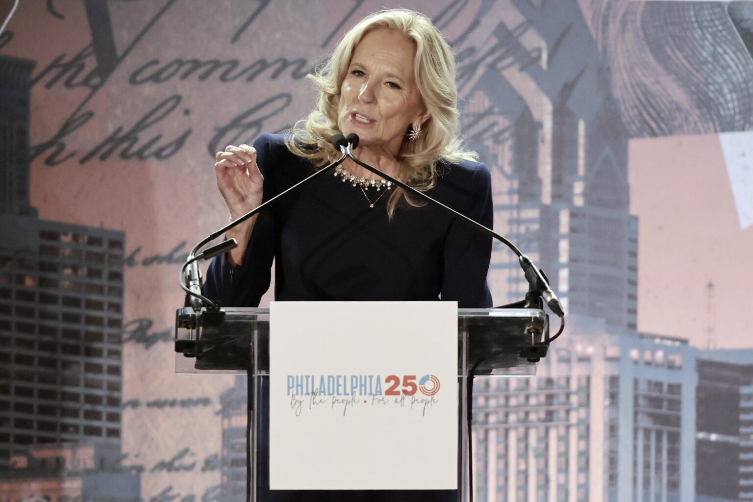 ‘Philly girl’ Jill Biden avoided getting political during speech at Philadelphia250 gala – Inquirer.com
