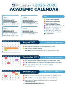 Board of Education Adopts School Year 2025-2026 & 2026-2027 Academic Calendars – The School District of Philadelphia