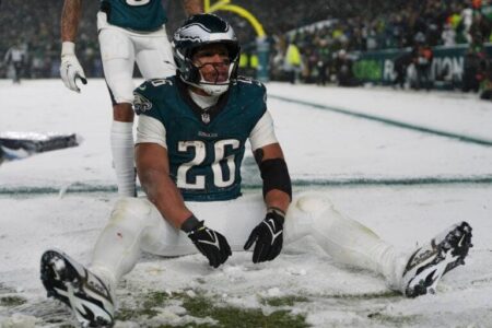 Philadelphia Eagles RB Saquon Barkley can’t rush for 2,000 yards again. No way. Right? – USA Today