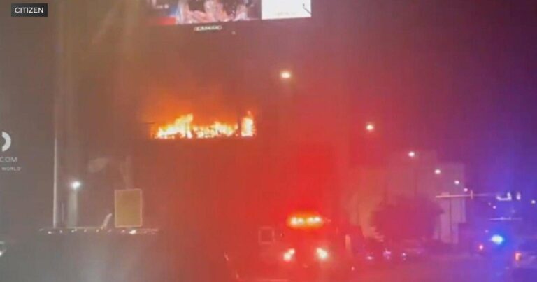 Fire breaks out at The Rail Park in Philadelphia overnight – CBS News