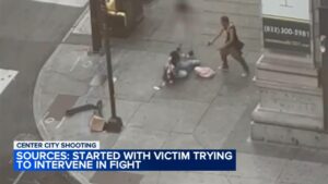 Charges downgraded in fatal Center City Philadelphia shooting due to video evidence – WHYY