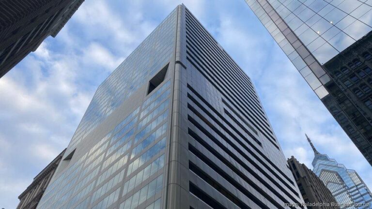 Half-empty Center City office tower enters receivership amid foreclosure case – The Business Journals