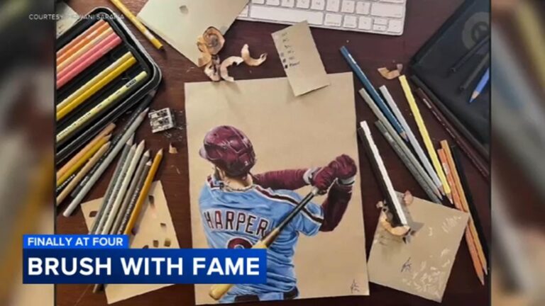 Talented artist celebrates Philadelphia sports teams in a unique way – NBC10 Philadelphia